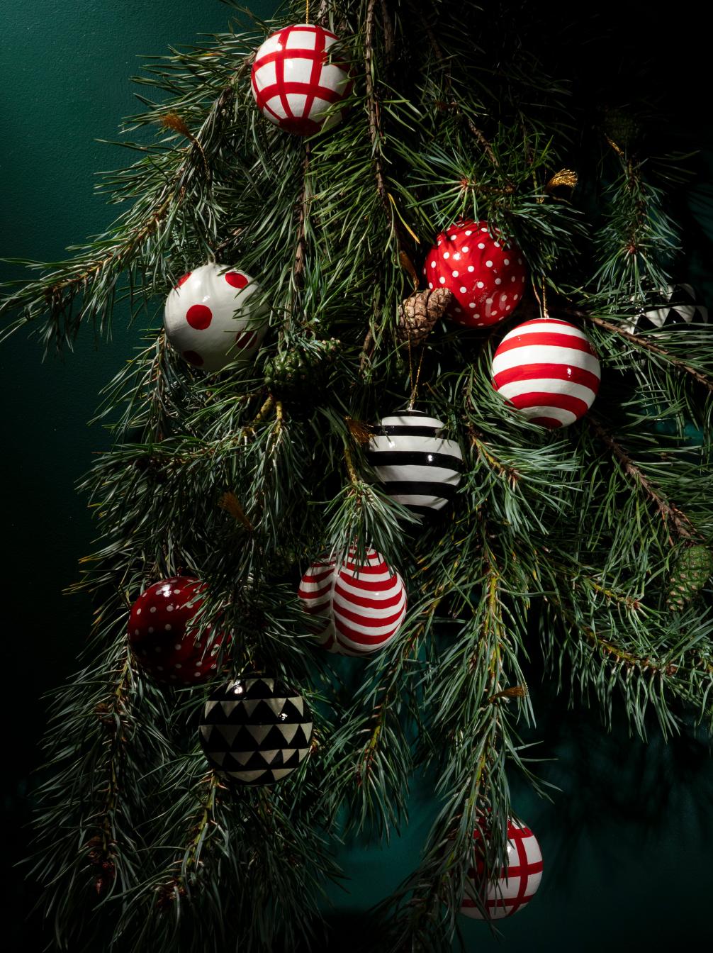 Papier Mache Ball Decorations