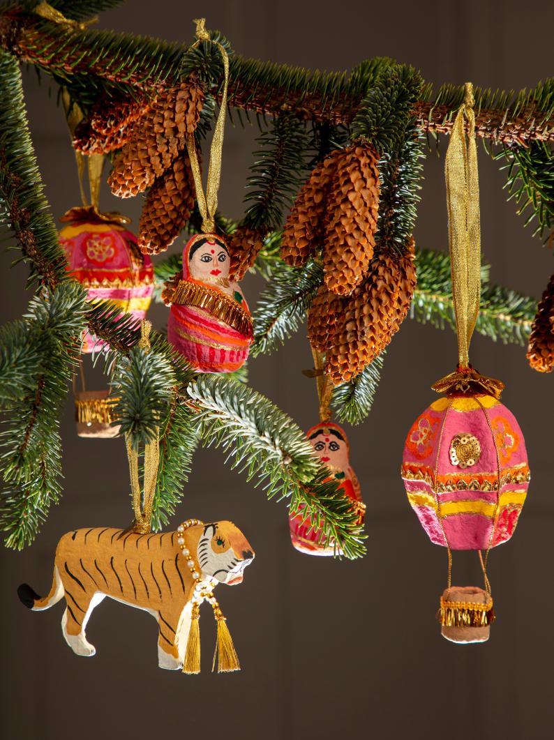 Reduced Papier Mache Decorations