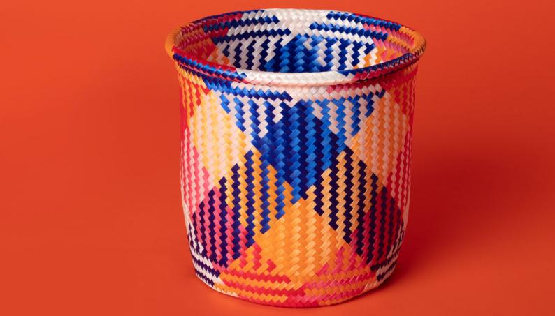 Small Woven Mexican Basket