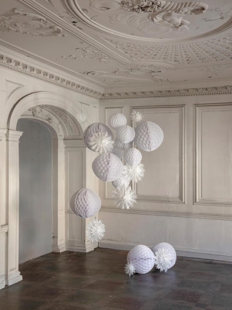 All White Paper Decorations