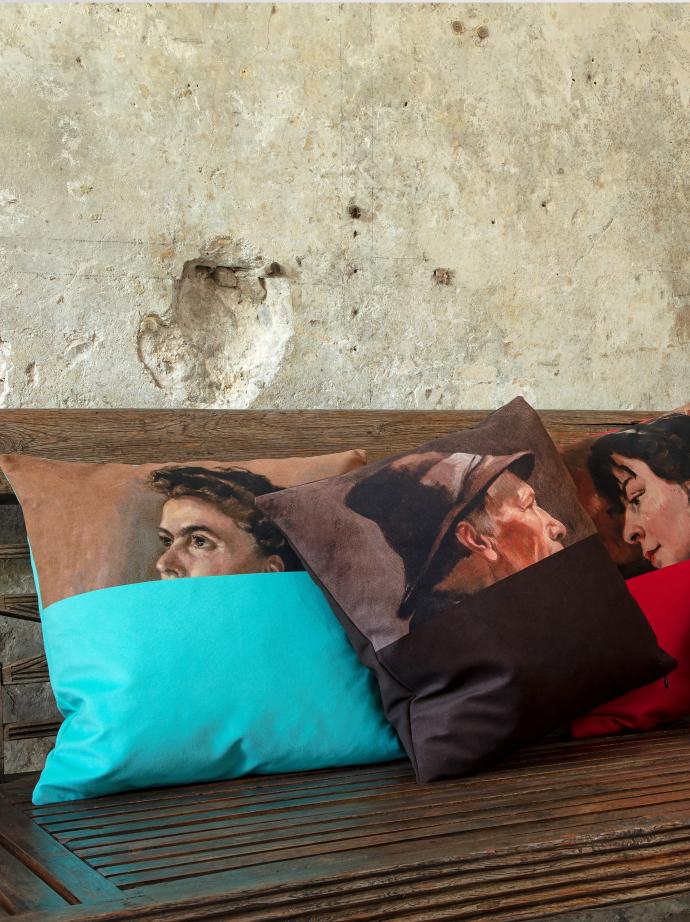 Velvet Portrait Cushions