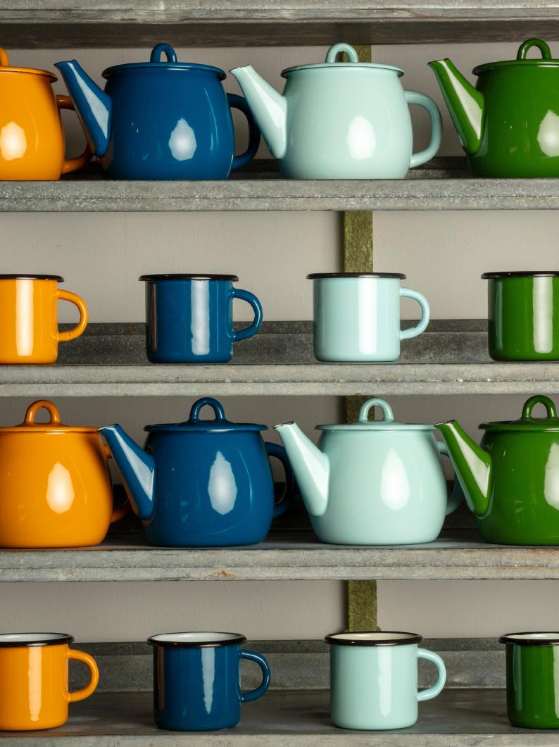 Enamel Mugs & Teapots