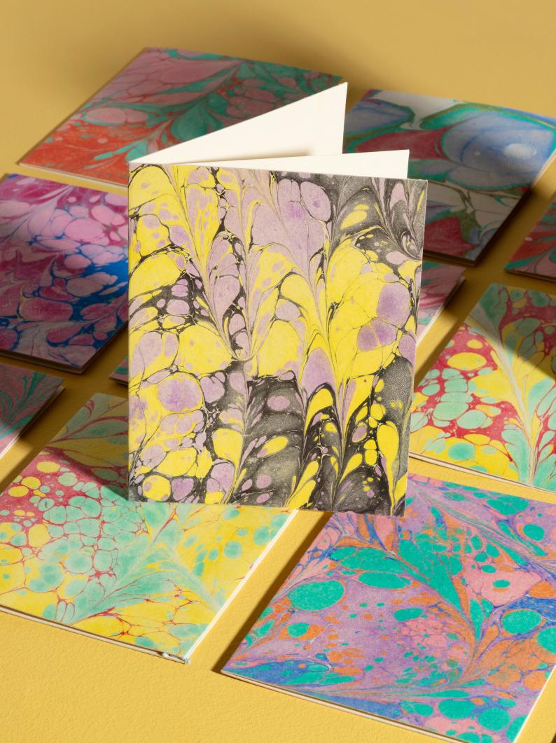 Marbled Greetings Cards