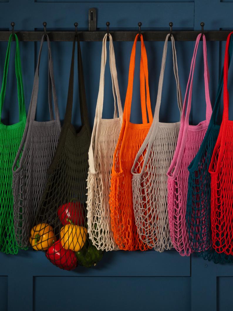 Coloured String Bags