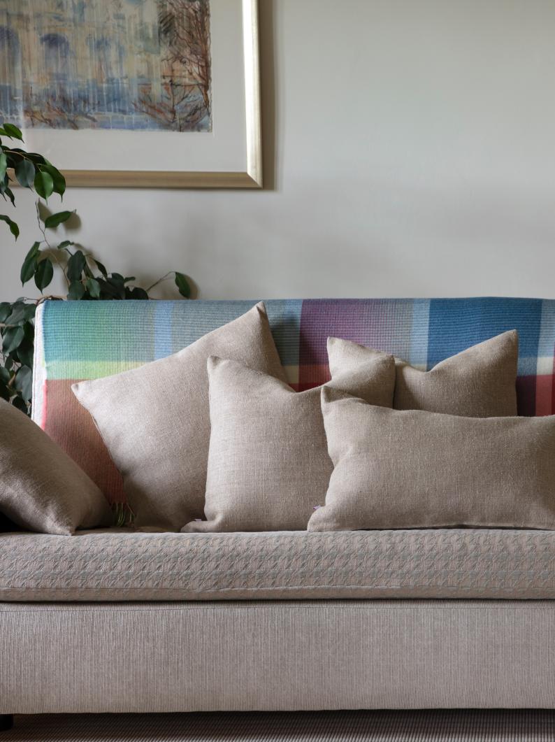 Raw Linen Cushions