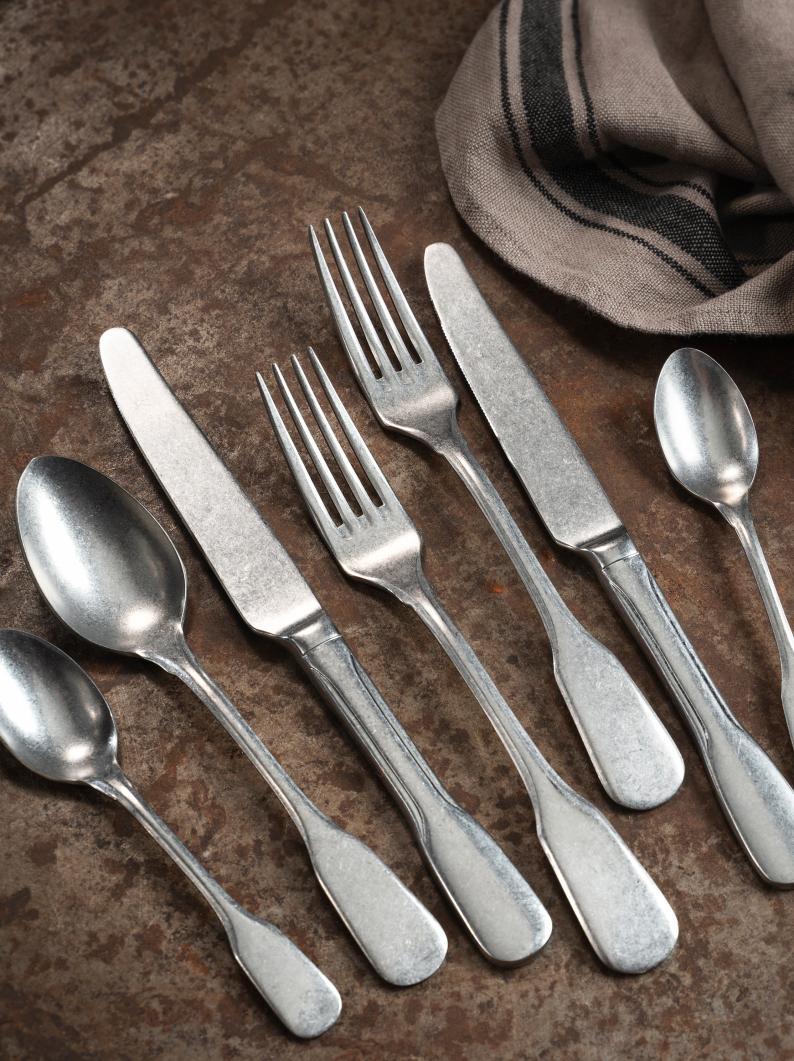 Stonewashed Italian Cutlery